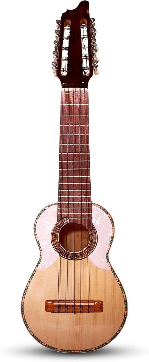 Charango Armadillo BoliviArt St 10-String Ukulele Guitar – Hand-Carved 27” Andean Instrument with Hand-Rubbed Finish Scale 37
